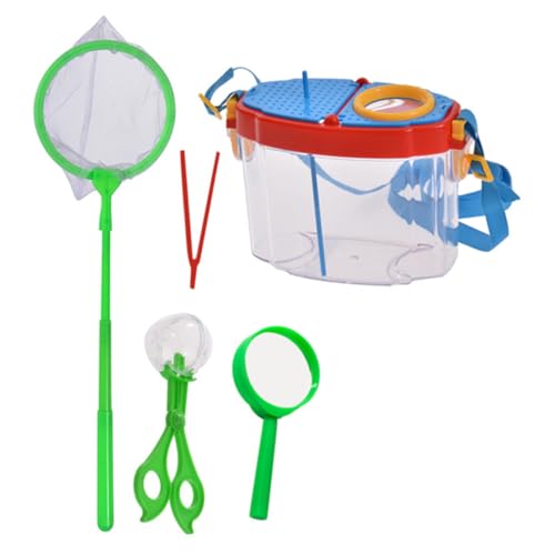 Beaupretty Insekten Beobachtungsbox Teiliges Outdoor Forscher mit Lupe und Käfig Naturerkundung Wissenschaftliches Lernset für Mädchen Jungen von Beaupretty