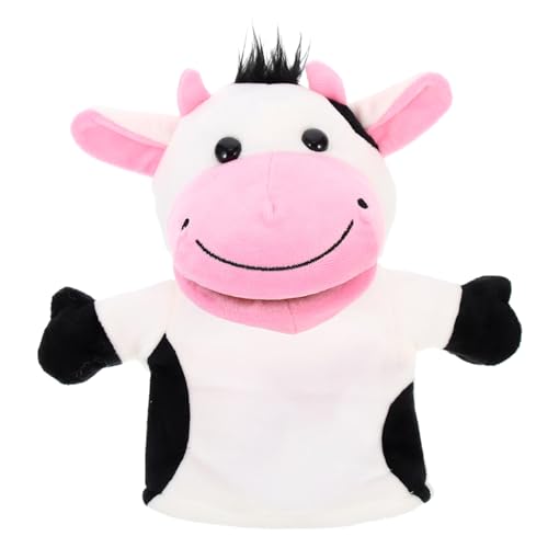 Beaupretty Interaktive Handpuppe aus Plüsch für Beweglicher Mund Tierdesign für Rollenspiele und Geschichtenerzählen Kuh Beaupretty Interaktive Handpuppe aus Plüsch für Beweglicher Mund Tierdesign für Rollenspiele und Geschichtenerzählen Kuh von Beaupretty