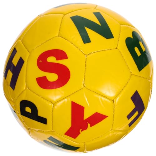 Beaupretty Interaktiver Fußball für Gelb PVC Leicht Fördert Geschicklichkeit und Eltern Junge Mädchen Spiele im Freien Geeignet für Jungen und Mädchen von Beaupretty