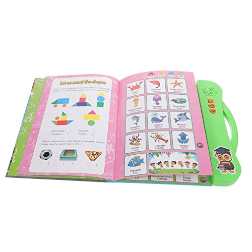 Beaupretty Interaktives Bilinguales Lernspielzeug Französisch Englisch Elektronisches Soundbuch für Kleinkinder Jahre Fördert Sprechen Lesen und Gedächtnis durch Spielerisches Lernen Beaupretty Interaktives Bilinguales Lernspielzeug Französisch Englisch Elektronisches Soundbuch für Kleinkinder Jahre Fördert Sprechen Lesen und Gedächtnis durch Spielerisches Lernen von Beaupretty