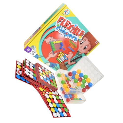 Beaupretty Interaktives Finger brettspiel für Fördert Denkvermögen und Hand Auge koordination Inklusive Finger rollballspielzeug Lernspiel Ab Jahren Spielerisches Denktraining und von Beaupretty