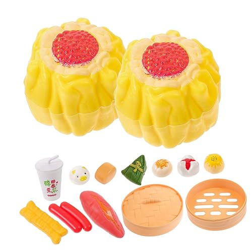 Beaupretty Interaktives Kinderküche Spielset mit Lebensmittel Leichtes Tragbares Küchenzubehör für Fantasievolles Rollenspiel Fördert Kreativität und Motorische Fähigkeiten für Kleinkinder von Beaupretty