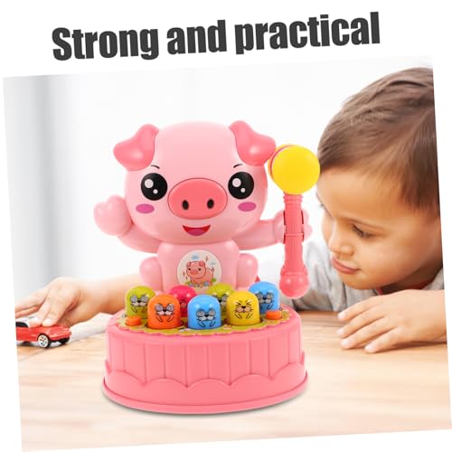 Beaupretty Interaktives Pounding Junge Mädchen Hammer Lernspielzeug Piggy Design Fördert Koordination Motorik Kreatives Geburtstag von Beaupretty