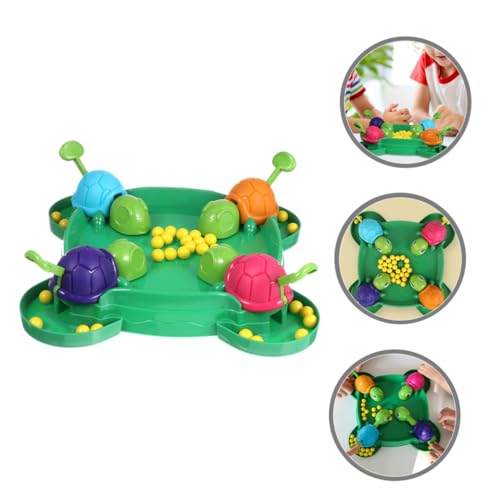 Beaupretty Interaktives Schildkrötenspielzeug für Bunten Essbaren Perlen Fördert Konzentration Strategisches und Hand Auge Koordination Pädagogisches Lernspiel für Familie und Freunde von Beaupretty