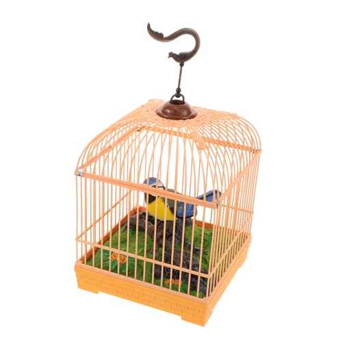 Beaupretty Interaktives Vogelspielzeug mit Realistischen Gesängen Geräuschaktivierter Singender Vogel im Käfig für Kinderzimmerdekoration Tragbares und Unterhaltsames Accessoire Beaupretty Interaktives Vogelspielzeug mit Realistischen Gesängen Geräuschaktivierter Singender Vogel im Käfig für Kinderzimmerdekoration Tragbares und Unterhaltsames Accessoire von Beaupretty