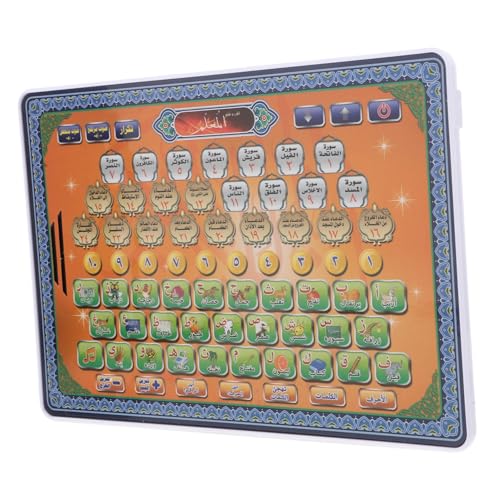 Beaupretty Islamische Lernmaschine für Tragbar mit Arabischem Alphabet Spielerisch Alphabetisch Lernen Multifunktionales Lernspielzeug für Kleinkinder und Vorschulkinder Beaupretty Islamische Lernmaschine für Tragbar mit Arabischem Alphabet Spielerisch Alphabetisch Lernen Multifunktionales Lernspielzeug für Kleinkinder und Vorschulkinder von Beaupretty