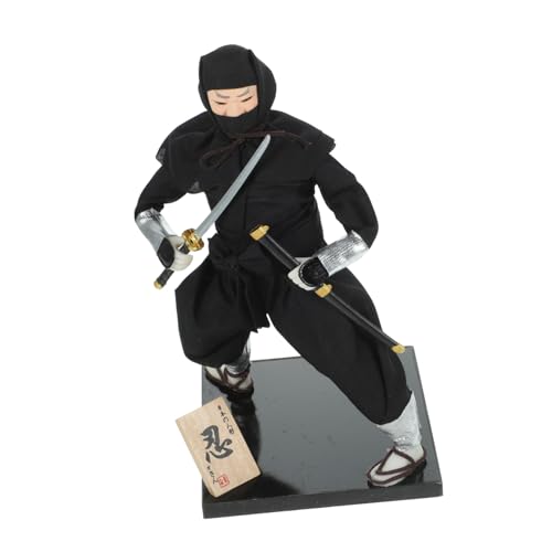 Beaupretty Japanische Ninja Figur Dekoration Traditionell Langlebiges Material Kompakt mit Flachem Boden Sicher und Leicht als Japanische Desktop und Partydeko für Wohn und Büroflächen von Beaupretty