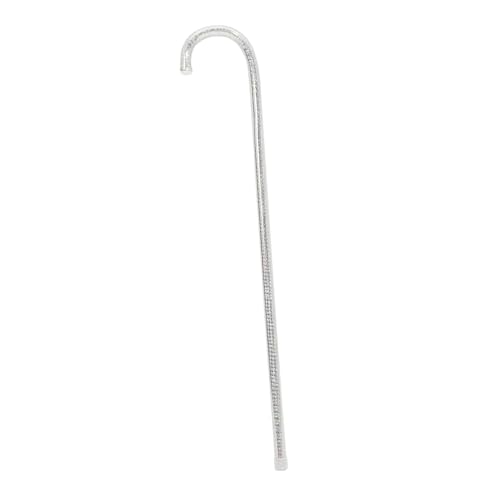 Beaupretty Jazz Tanzstock Silber Stabiles Cosplay Requisit für Bühnenauftritte Fasching Karneval Halloween Kostümaccessoire für Mädchen Party Dekoration von Beaupretty