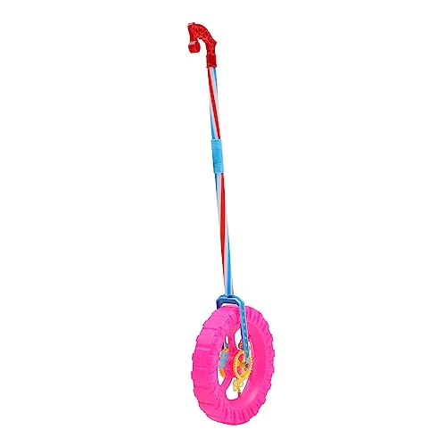 Beaupretty Lauflernwagen für Babys aus PVC Schiebespielzeug für Kleinkinder Lernlaufwagen mit Abnehmbarer Stange Motorikspielzeug für Drinnen und Draußen Nachziehspielzeug für Frühes Laufen von Beaupretty