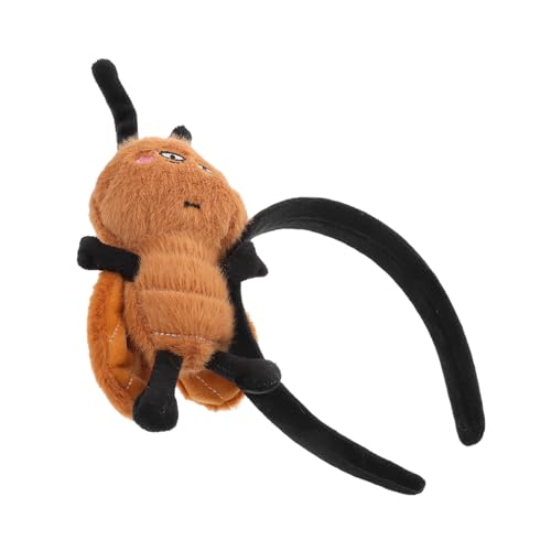 Beaupretty Kakerlake Puppe beängstigend Fälschung Plüsch geformt tierische Kopfbedeckung Tier-Stirnband-Kostüm Tierstirnbänder für Damen Ohren von Nutztieren Tierstirnband Plastik Kaffee Beaupretty Kakerlake Puppe beängstigend Fälschung Plüsch geformt tierische Kopfbedeckung Tier-Stirnband-Kostüm Tierstirnbänder für Damen Ohren von Nutztieren Tierstirnband Plastik Kaffee von Beaupretty