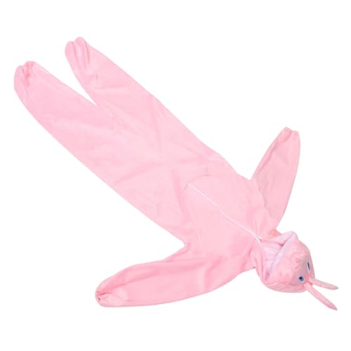 Beaupretty Kaninchenleistung Kostüm Kaninchen-anziehmütze Häschen-cosplay-kostümzubehör Haustier -kaninchen -kopfschmuck Pelzkostüm Für Bunny -anzug -cosplay Kostüm Hase Baumwolle Rosa von Beaupretty