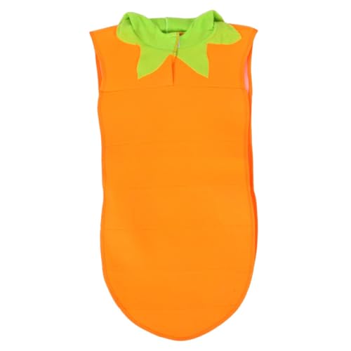 Beaupretty Karottenstylinganzug Party Gefälligkeiten Karottenkleidung Cosplay-dekorationen Karotte Kostüm Gemüsekostüm Für Cosplay-kleidung Polyester (polyester) Orange von Beaupretty