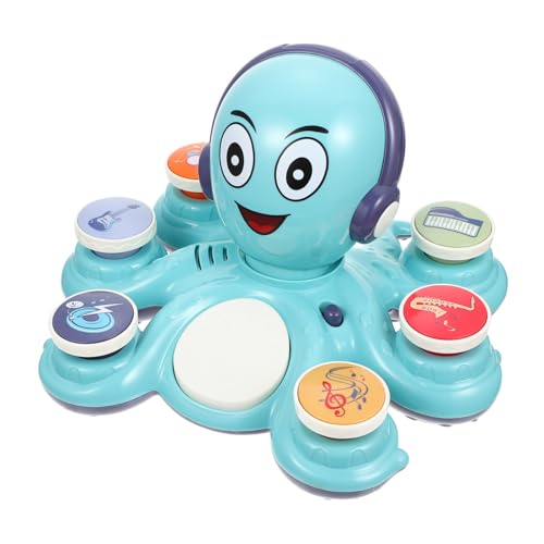 Beaupretty Karton Musikspielzeug für Kleinkinder Elektrisches Lernspielzeug mit Licht und Musik für Jungen und Mädchen Fördert die Frühkindliche Entwicklung ohne Batterien Blauer Geschenkbox von Beaupretty
