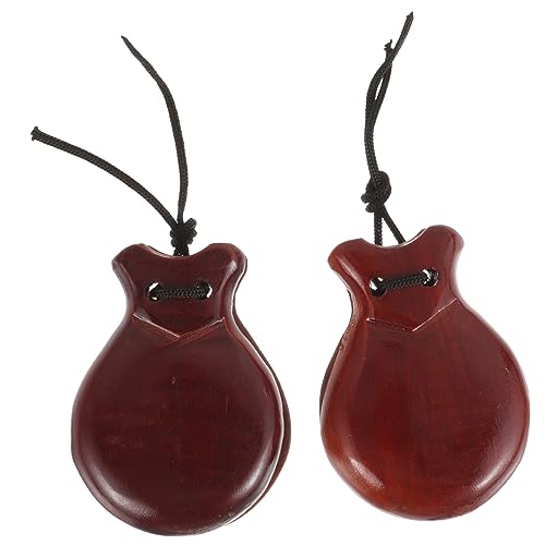 Beaupretty Kastagnetten aus Holz Kleines Buntes Percussion für Hand Auge Koordination Pädagogisches Musikspielzeug für Kleinkinder Langlebig und Sicher Poliert für Musikalische Früherziehung von Beaupretty