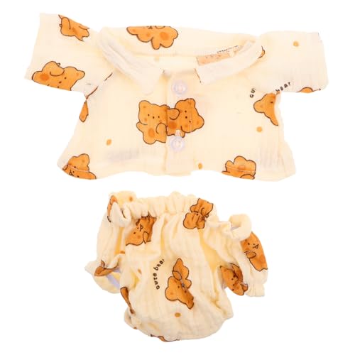 Beaupretty Kawaii Bären Schlafanzug Set Kuscheltier Kleidung Niedliche Puppen Outfits Kleine Accessoires Ersatz Kleidung für Spielzeugbären Tragbar und Dekorativ Beaupretty Kawaii Bären Schlafanzug Set Kuscheltier Kleidung Niedliche Puppen Outfits Kleine Accessoires Ersatz Kleidung für Spielzeugbären Tragbar und Dekorativ von Beaupretty