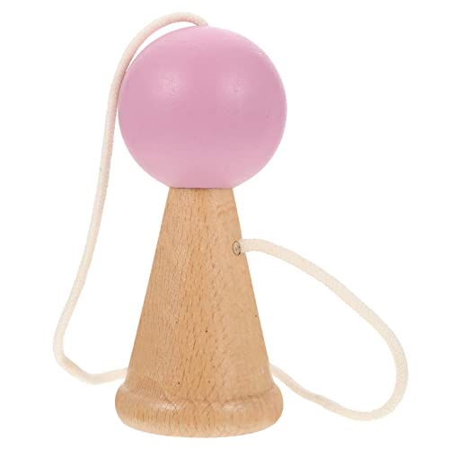 Beaupretty Kendama aus Holz Hand Augen Koordination Balancierspiel für Motoriktraining Robustes Geschicklichkeitsspiel Geeignet für Drinnen und Draußen Kinderförderung von Beaupretty