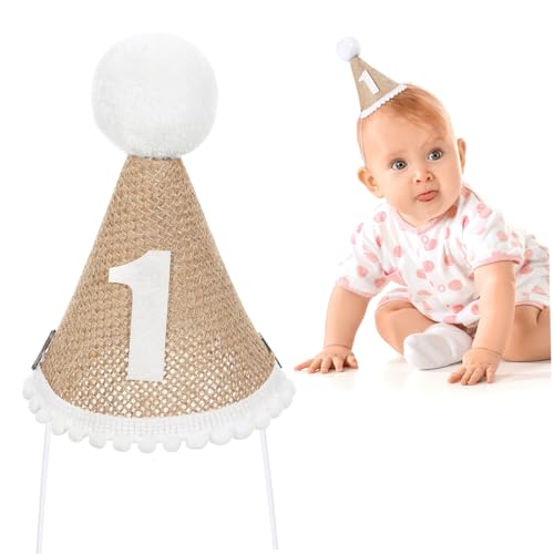 Beaupretty Kindergeburtstagsmütze aus Leinen Partyhut für Fotorequisiten und Partygeschenke für Geburtstagsfeiern Beaupretty Kindergeburtstagsmütze aus Leinen Partyhut für Fotorequisiten und Partygeschenke für Geburtstagsfeiern von Beaupretty