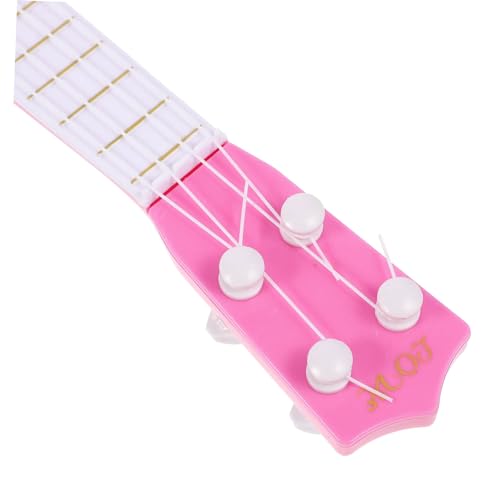 Beaupretty Kindergitarre Mini Ukulele Musikinstrument für Anfänger Kleines Tragbares Lernspielzeug Fördert Rhythmus und Kreativität von Beaupretty