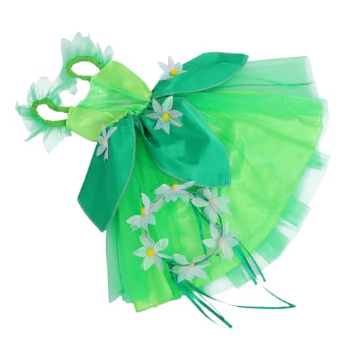 Beaupretty Kinderkostüm Feenoutfit Tüllrock Bequemes Feenkostüm für Mädchen Verkleidung Bühnenauftritt Party Outfit Fantasievolles Design Leichtes Material von Beaupretty