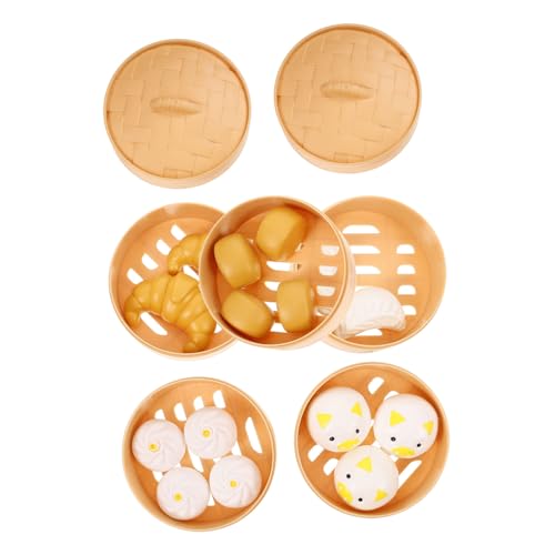 Beaupretty Kinderküche Spielset Teilig Dampfbrötchen Küchenzubehör Rollenspiel für Jungen Mädchen Fantasievolle Lernspielzeuge Küchenzubehör für Kreative Motorikförderung von Beaupretty