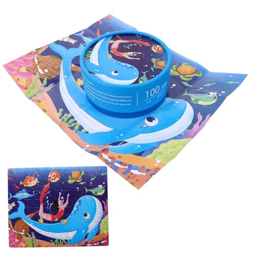 Beaupretty Kinderpuzzle aus Sicherem Papier Teiliges mit Meereswelt Fördert Feinmotorik und Denkfähigkeit Pädagogisches Lernspielzeug für Kleinkinder Jahre von Beaupretty