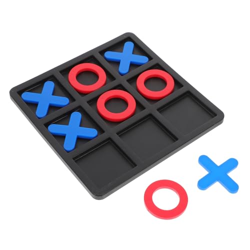 Beaupretty Kinderspiel Holzspielzeug mit Roten O und Blauen X Interaktives Lernspiel für Eltern Fördert Logisches Denken und Kreative Fähigkeiten für Familien und Partys von Beaupretty