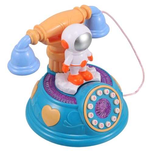 Beaupretty Kinderspielzeug Astronaut Telefon Retro Cartoon Drehtelefon für Frühe Bildung Interaktives Lernspielzeug mit Licht und Musik für Zuhause und Kindergarten für Kleinkinder Beaupretty Kinderspielzeug Astronaut Telefon Retro Cartoon Drehtelefon für Frühe Bildung Interaktives Lernspielzeug mit Licht und Musik für Zuhause und Kindergarten für Kleinkinder von Beaupretty