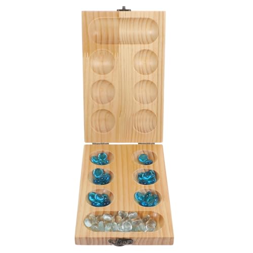 Beaupretty Klappbares Mancala Holzspielset mit Bunten Glasperlen Edukatives Brettspiel für Leichtes Sicheres Denkspielzeug Raumvorstellung Teiliges Faltbares Spiel Zufällige Zufällige Farbe Beaupretty Klappbares Mancala Holzspielset mit Bunten Glasperlen Edukatives Brettspiel für Leichtes Sicheres Denkspielzeug Raumvorstellung Teiliges Faltbares Spiel Zufällige Zufällige Farbe von Beaupretty