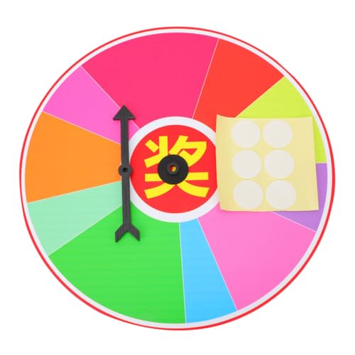 Beaupretty Kleines Party spielrad aus Tragbares Drehbares Party Spaß Rad für Geburtstagsfeiern Klassenzimmer Jahresfeiern und Festaktivitäten Einfach zu Transportieren und Vielseitig von Beaupretty