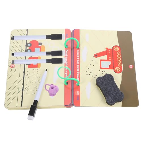 Beaupretty Kontrolliertes Stift Trainingsset für Wiederverwendbare Linienübungen mit Radierbaren Stiften Logisches Denkspielzeug zur Vorschule Konzentration und Trainingsspielzeug Beaupretty Kontrolliertes Stift Trainingsset für Wiederverwendbare Linienübungen mit Radierbaren Stiften Logisches Denkspielzeug zur Vorschule Konzentration und Trainingsspielzeug von Beaupretty