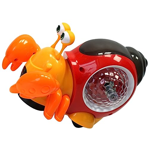 Beaupretty Krabbenspielzeug mit Interaktiver Beleuchtung und Musik Elektronisches Babyspielzeug für Kleinkinder Fördert Krabbeln und Laufen Orange ohne Batterien Beaupretty Krabbenspielzeug mit Interaktiver Beleuchtung und Musik Elektronisches Babyspielzeug für Kleinkinder Fördert Krabbeln und Laufen Orange ohne Batterien von Beaupretty