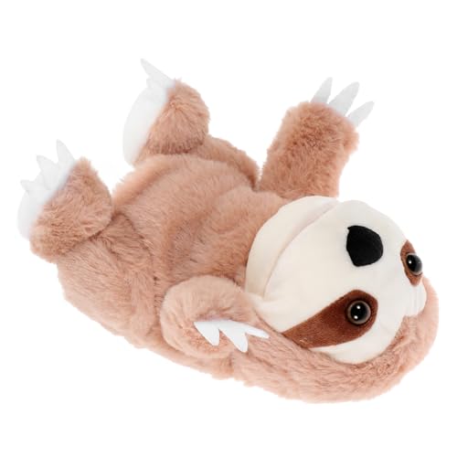 Beaupretty Kreative Faultier Handpuppe Plüsch Kuscheltier Cartoon Tier für Interaktives Geschichtenerzählen und Rollenspiele Weiches Material für Geburtstage und Spielspaß von Beaupretty