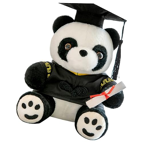 Beaupretty Kreatives Panda Kuscheltier Weiß Plüschpuppe Weiches Langlebiges Material Niedliches für Schlafzimmer Sofa Wohnzimmer Dekoration von Beaupretty