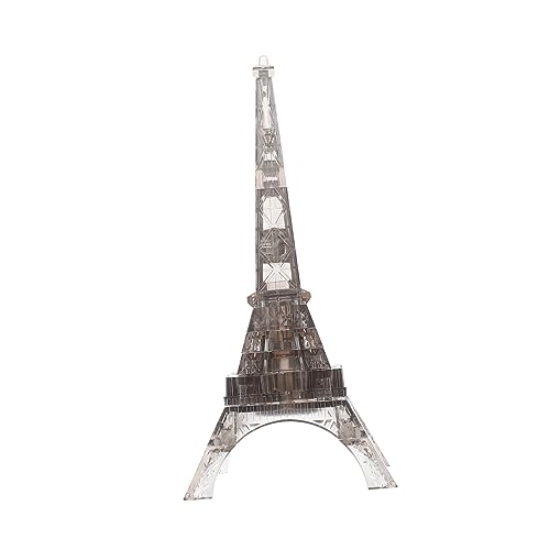 Beaupretty Kristall Puzzle Eiffelturm Bausatz für Erwachsene Graues DIY Lernspielzeug Feinmotorik Hand Auge Koordination und Logischem von Beaupretty