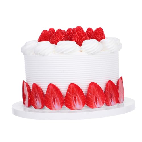 Beaupretty Künstlicher Geburtstagskuchen Realistisches Fotorequisit für Dekoration und Bäckerei Displays Perfektes Simulations Dessert für Hochzeiten und Partys Beaupretty Künstlicher Geburtstagskuchen Realistisches Fotorequisit für Dekoration und Bäckerei Displays Perfektes Simulations Dessert für Hochzeiten und Partys von Beaupretty