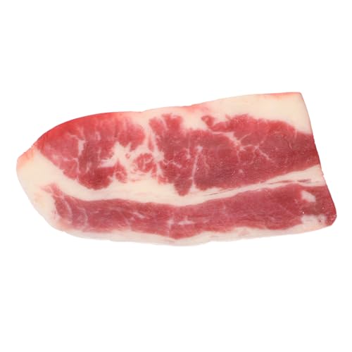 Beaupretty Künstliches Rindfleisch Modell Realistisches Fake Food für Fotografie Dekoration für Restaurant Küche und Kinderzimmer Fleischattrappe für Ausstellungen und Anlässe von Beaupretty