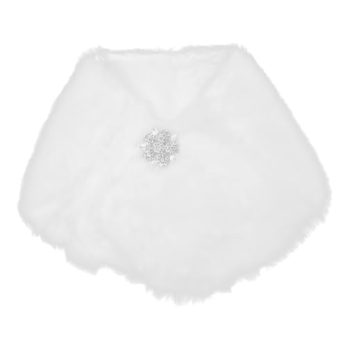 Beaupretty Kunstfell Schal für Warmes Wrap Schal für Winter Bequeme Atmungsaktive Überwurfjacke Elfenbeinfarbe für Kalte Beaupretty Kunstfell Schal für Warmes Wrap Schal für Winter Bequeme Atmungsaktive Überwurfjacke Elfenbeinfarbe für Kalte von Beaupretty