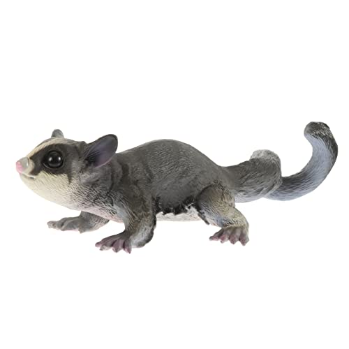 Beaupretty Kunststoff Tierfigur Petaurus Breviceps Niedliches Dekorationsspielzeug für Lernspielzeug zur Tiererkennung Landschaftsornament für Schreibtisch und Garten von Beaupretty