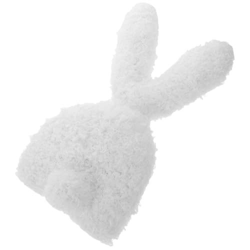 Beaupretty Kuscheliges Plüsch hasenkissen in Weiß Niedlicher Cartoon hase Weiches Kleines Stofftier Dekoratives Osterhasen plüschtier Leicht und Langlebig für Zuhause und von Beaupretty
