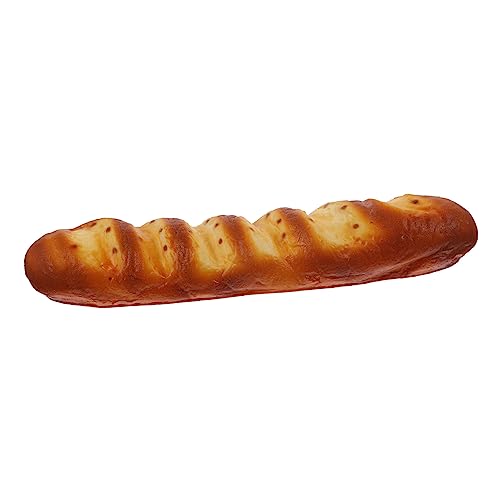 Beaupretty Lebensechtes PU Brotmodell Detailgetreues Langlebiges Kunstbrot für Fotografie Bäckerei und Küchendekoration Vielseitige Food Toy Simulation als Lernspielzeug und von Beaupretty