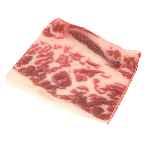 Beaupretty Lebensechtes Rindfleisch Modell aus Hochwertigem Wasserfest Dekorativ und Praktisch Realistische Fleischattrappe für Küchenrequisiten Fotografie und Supermarkt Deko von Beaupretty