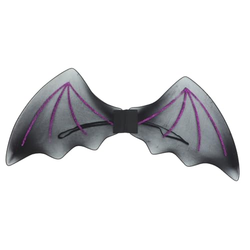 Beaupretty Leichter Halloween Fledermausflügel mit Trägern Schwarzer Netzstoff Cosplay Kostüm Flügel für Erwachsene Party Dekoration Bühnenauftritt Geschenkidee für Damen und Mädchen von Beaupretty
