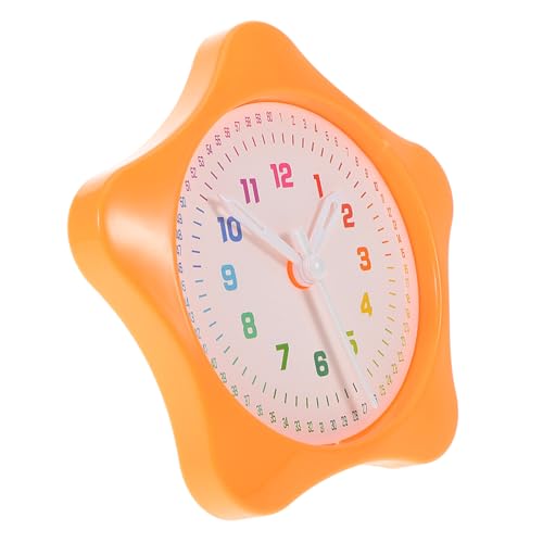 Beaupretty Lernuhr Lernspielzeug Stabiler Uhrzeit Modell für Grundschule Mathematik Unterricht Sicher Glatte Oberfläche Pädagogisch Fördernd von Beaupretty