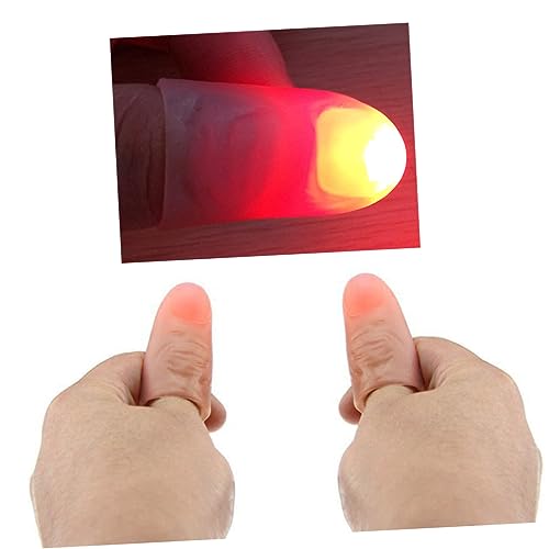 Beaupretty Leuchtende Daumenlampe mit Hellem Licht Komfortables Kunststoffmaterial Einheitsgröße für Zaubertricks Partyspaß und Fingertricks Zufallsfarbe Kinderfreundliches Zufällige Farbe Beaupretty Leuchtende Daumenlampe mit Hellem Licht Komfortables Kunststoffmaterial Einheitsgröße für Zaubertricks Partyspaß und Fingertricks Zufallsfarbe Kinderfreundliches Zufällige Farbe von Beaupretty