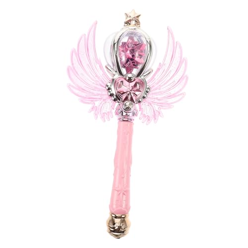 Beaupretty Leuchtender Prinzessin Zauberstab mit Flügeln Musik und Licht Kinderfeen für Geburtstagsfeiern und Cosplay Rosa Glühstab für Fantasievolles Rollenspiel Beaupretty Leuchtender Prinzessin Zauberstab mit Flügeln Musik und Licht Kinderfeen für Geburtstagsfeiern und Cosplay Rosa Glühstab für Fantasievolles Rollenspiel von Beaupretty