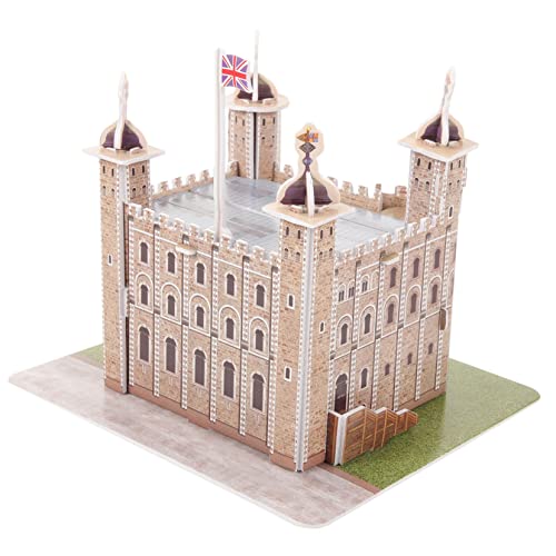 Beaupretty London Tower Modellbausatz für Erwachsene und Papierpuzzle DIY Architekturspielzeug Hand Augen Koordination als und Wohnkultur von Beaupretty