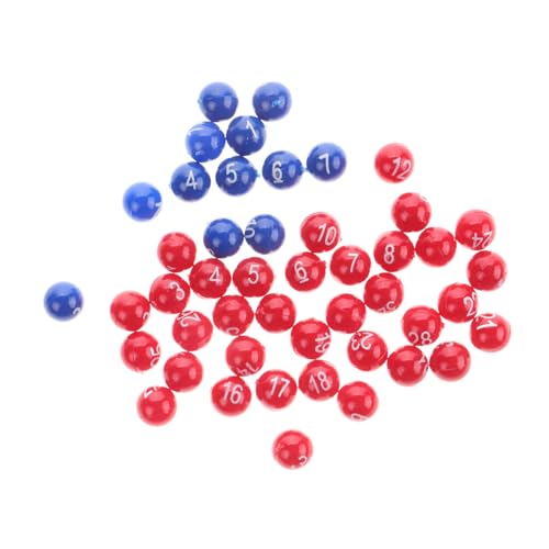 Beaupretty Lustige Nummerierte Lotteriekugeln aus Robustem Kunststoff Leicht und Tragbar für Raffles Partys und Spiele Vielseitige Spielbälle für Unterhaltsame Gewinnspiele und von Beaupretty