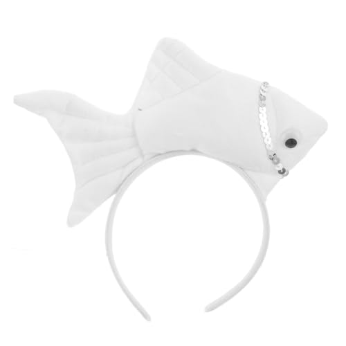 Beaupretty Lustiges Plüsch Fischkopfband für Realistisches Goldfischförmiges Haarband Kreatives Meeres Themen Party Accessoire Robustes Kostüm Haarreif für Festival Geburtstag und Cosplay von Beaupretty