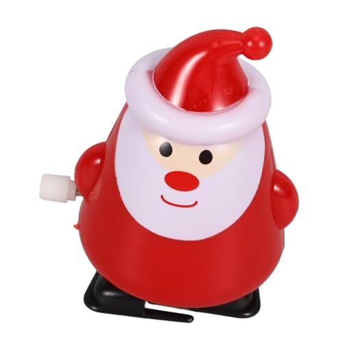 Beaupretty Lustiges Weihnachtsmann Aufziehspielzeug ohne Batterie Weihnachtsfigur Niedliches für Weihnachtsfeier Buntes Kleines Weihnachts Deko von Beaupretty