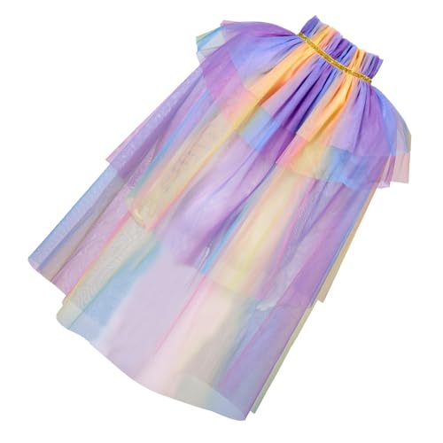 Beaupretty Mädchen Tüll Umhang Kinderkleid Atmungsaktiv Leicht Elastisch Passend Für Karneval Fasching Halloween Kostüm Party Verkleidung von Beaupretty